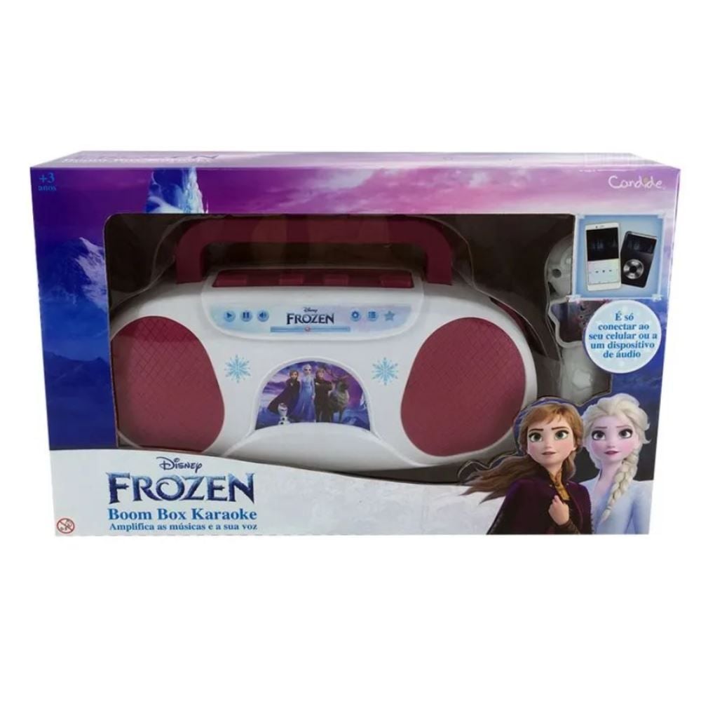 Boombox Infantil Karaoke Frozen Candide - 8371