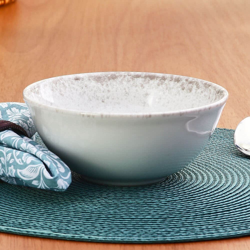 Bowl Cerâmica Ivy Bege Havan Casa - 590 ml