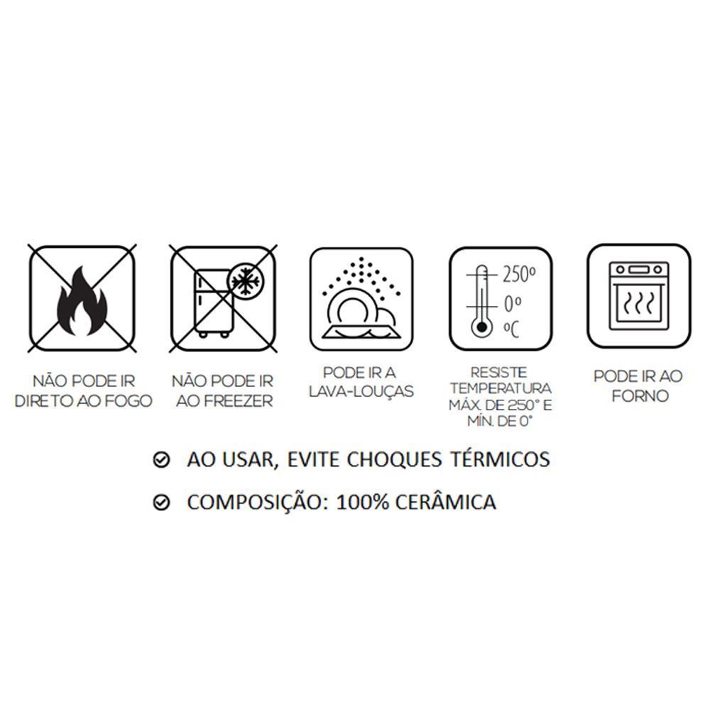 Bowl De Cerâmica Havan Casa Sevilha 15Cm - Preto