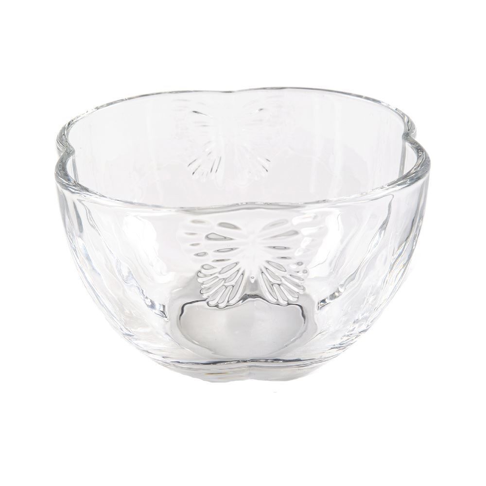 Bowl De Sobremesa Vidro Butterfly Wolff 350Ml - Transparente