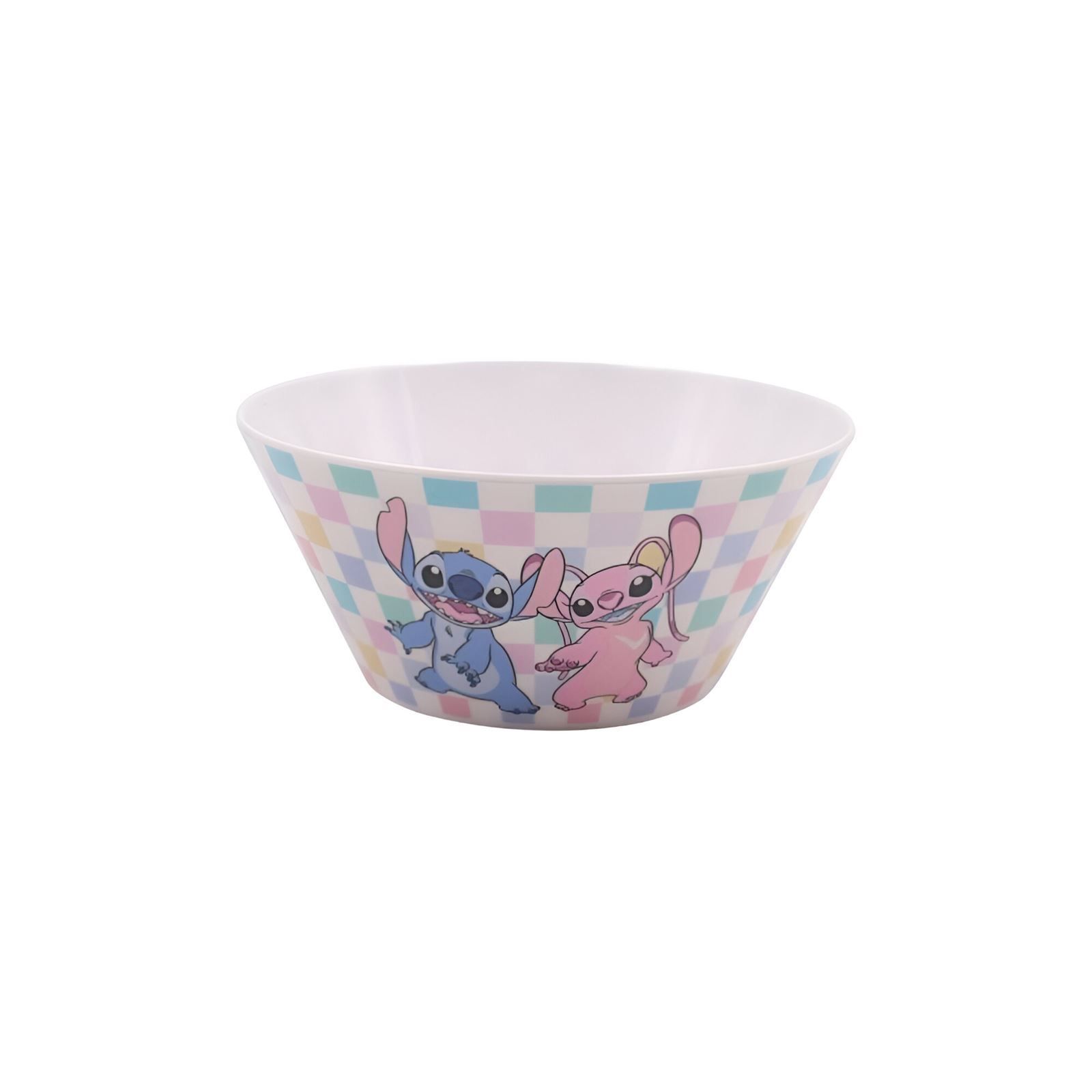 Bowl Melamina Disney 670Ml - Stitch e Angel