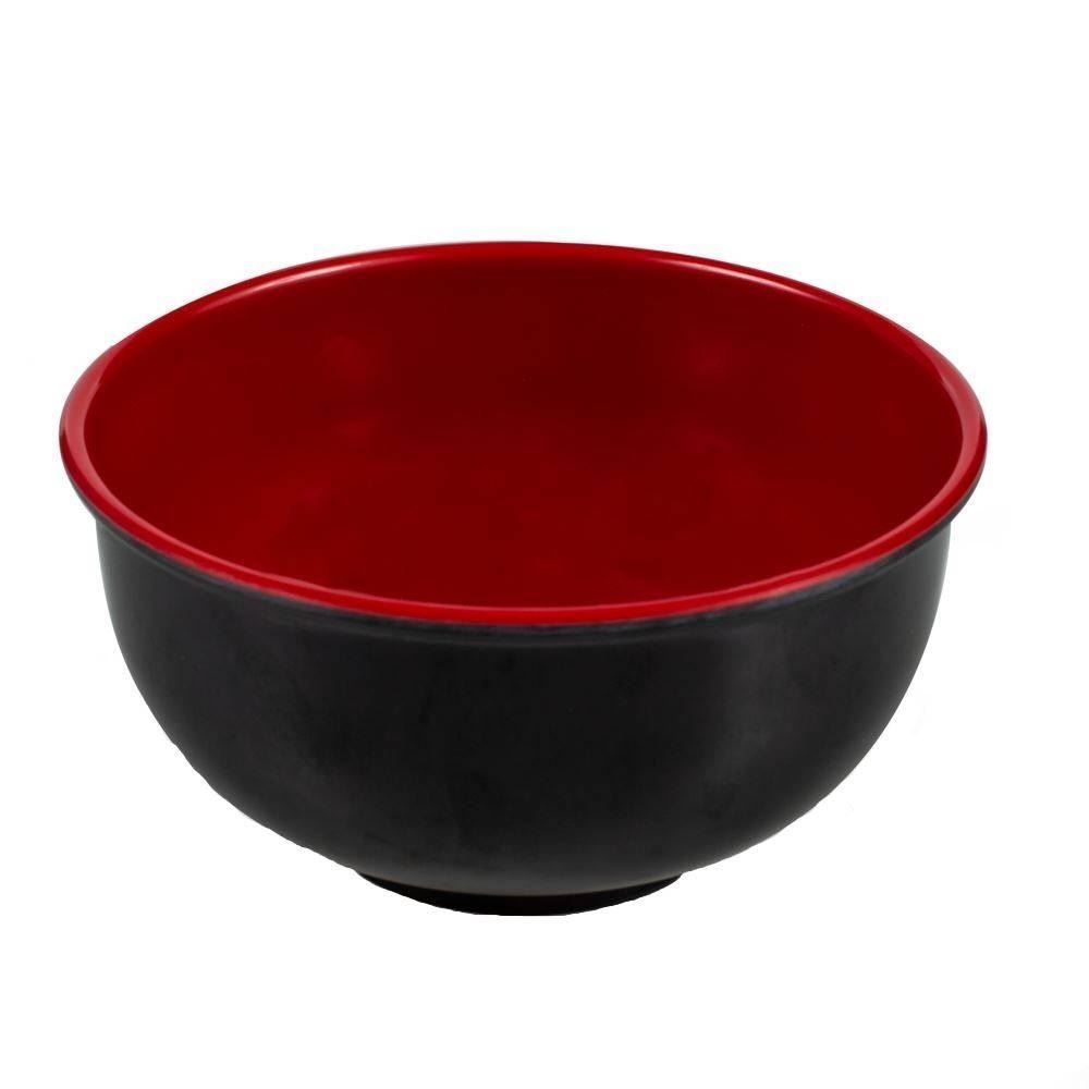 Bowl Oriental Havan Casa 866Ml - Vermelho e Preto