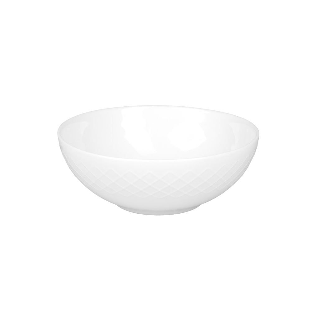 Bowl Vidro Opalino Geométrico Havan Casa 600Ml - Branco