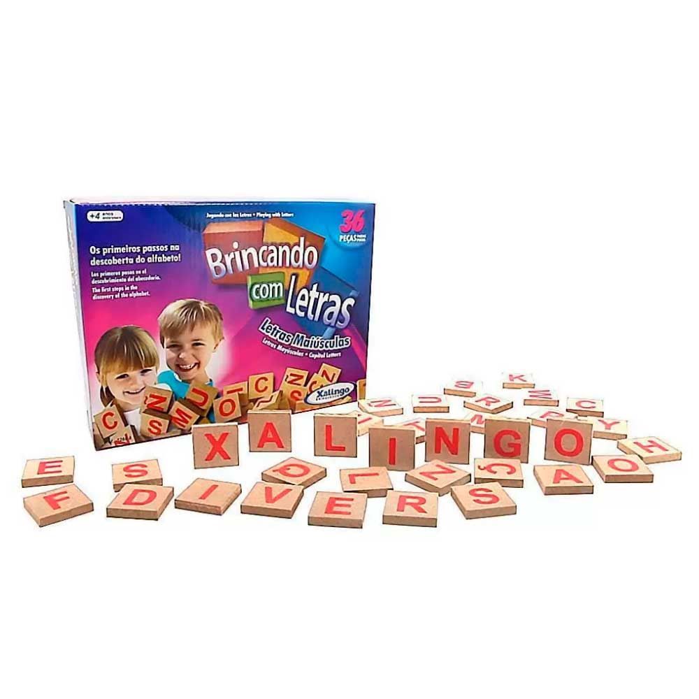 Brincando Com Letras Maiúsculas 36 Peças Xalingo - 5269.8