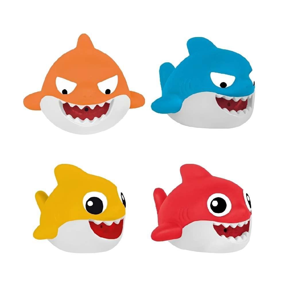 Brinquedo Acqua Marina Tubarões 4 Peças Super Toys - 584