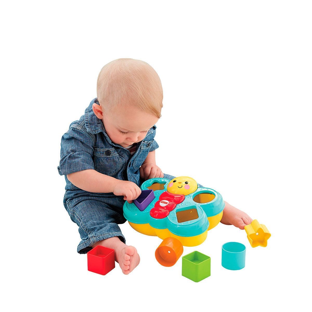 Brinquedo De Encaixar Borboleta 7 Peças Fisher-Price - DIVERSOS