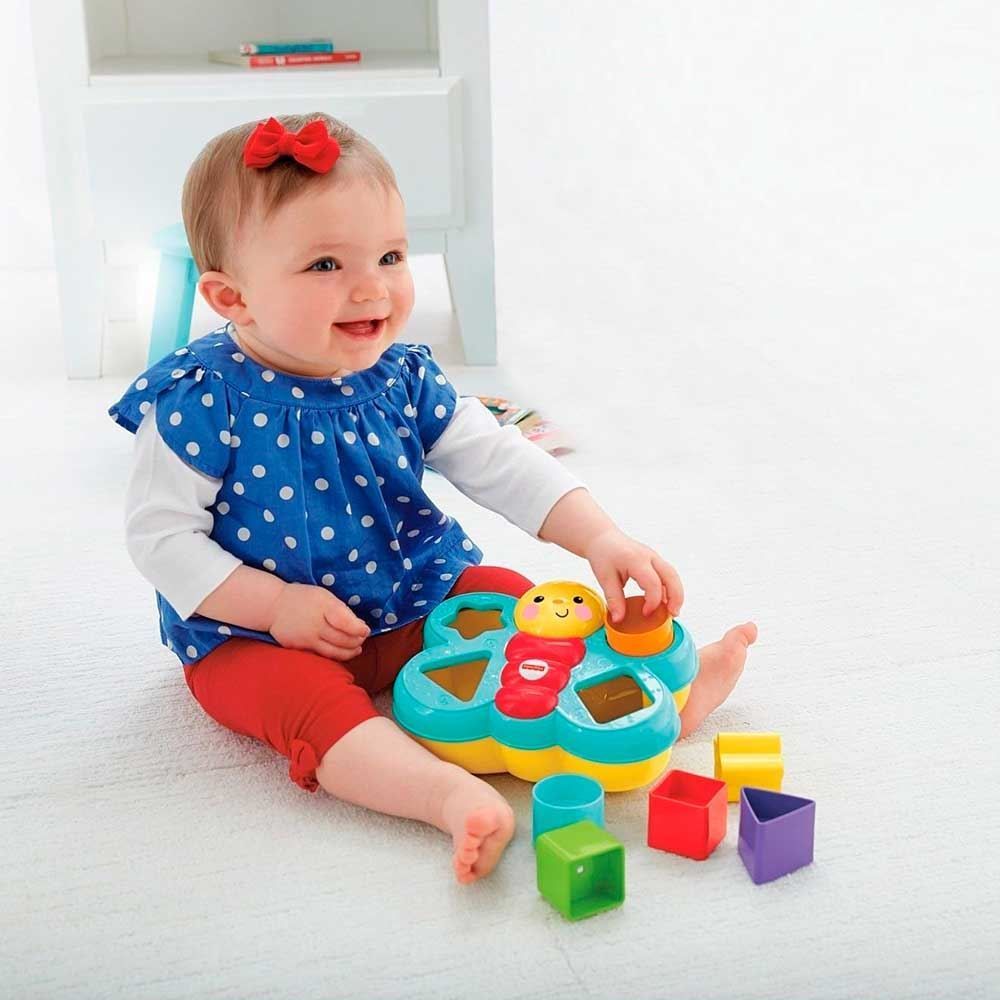 Brinquedo De Encaixar Borboleta 7 Peças Fisher-Price - DJD80