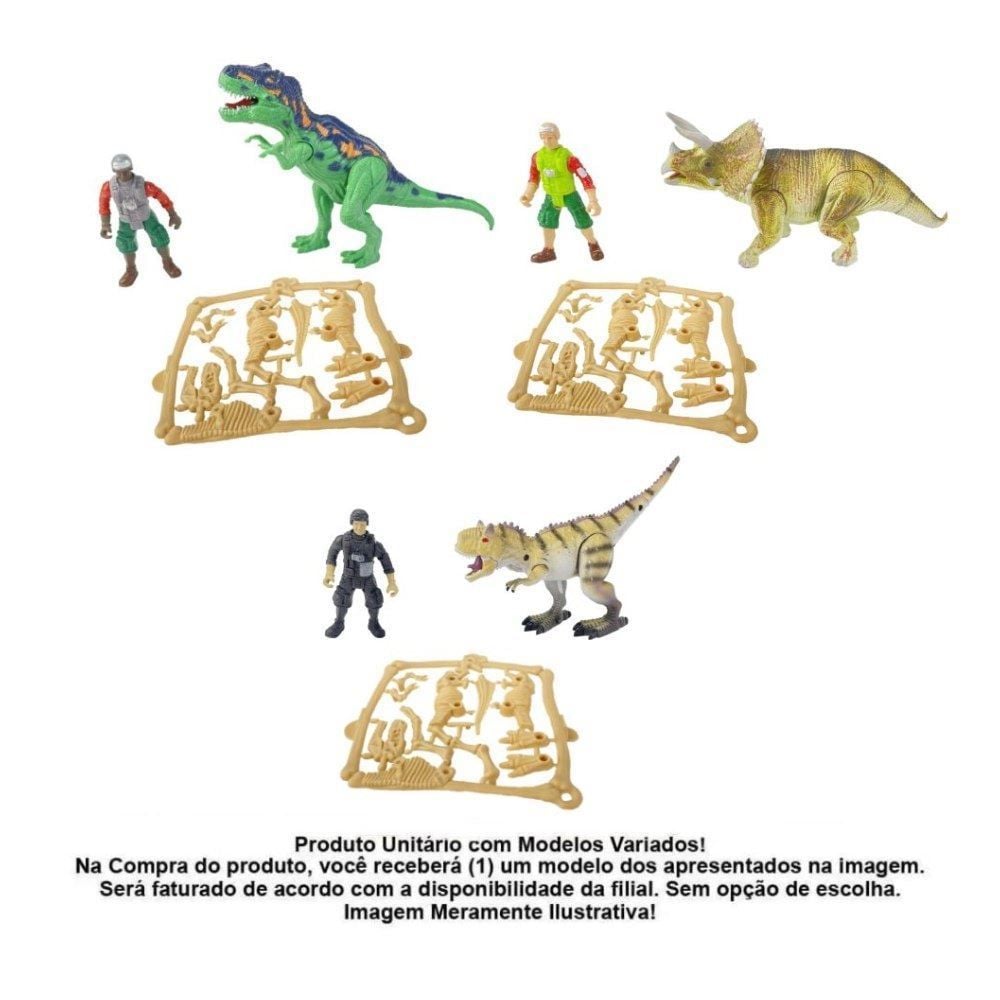 Conjunto Dinossauro e Boneco Havan Toys - Sortido