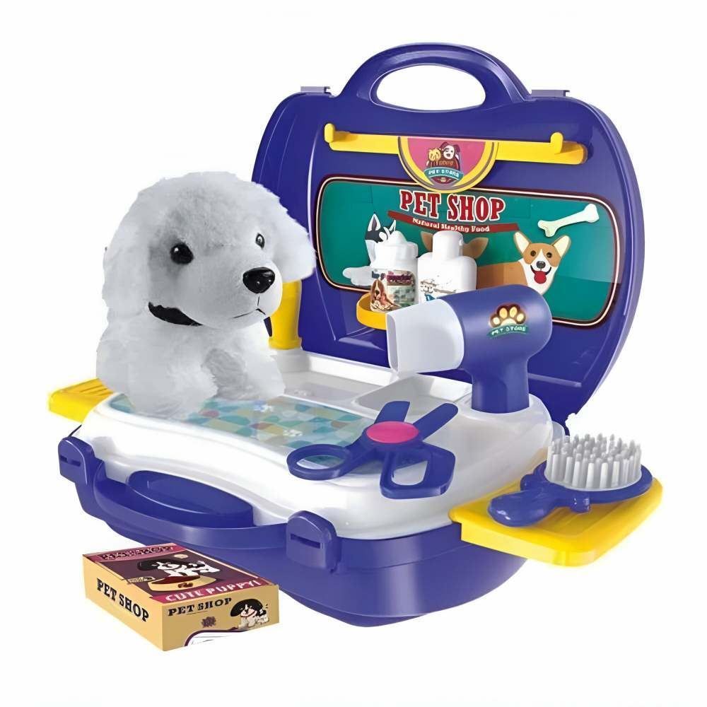 Brinquedo Maleta Pet Shop Roxo Multikids - BR772