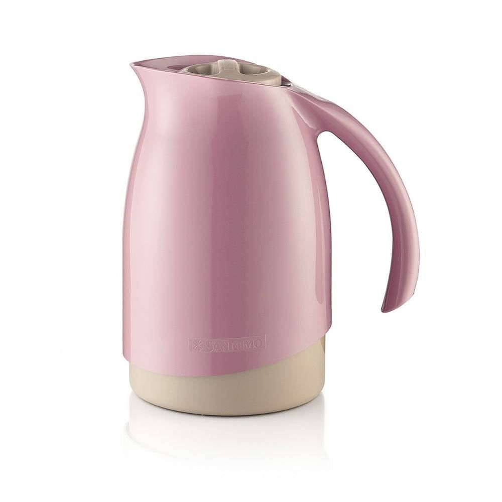 Bule Térmico De Plástico Cuidar Sanremo 700 Ml - Rosa