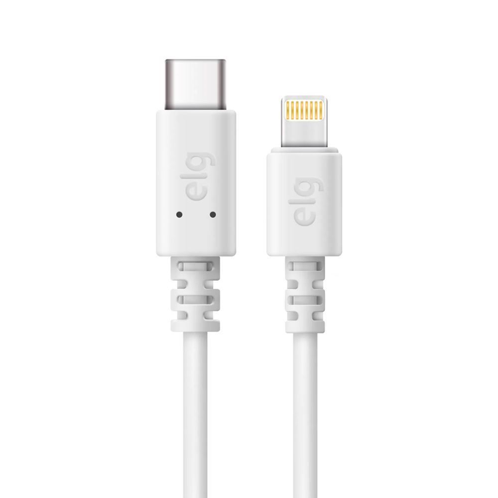 Cabo Lightning Usb Tipo-C 2 Metros Elg Tcl20 - Branco