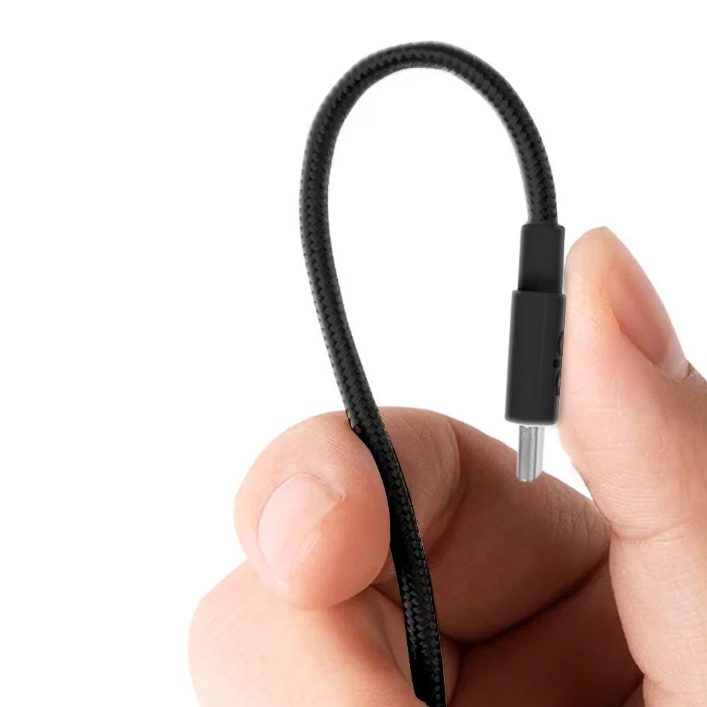 Cabo Usb Tipo-C Para Lightningi Preto Elg Recarga E Sincronização