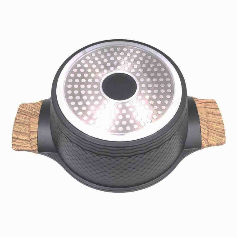 Caçarola Com Tampa Indução Havan Casa 20Cm - Granito