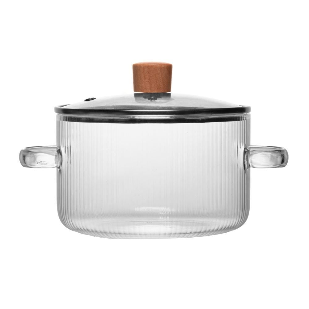 Caçarola com Tampa Borossilicato Leire 14,5Cm Wolff - Transparente