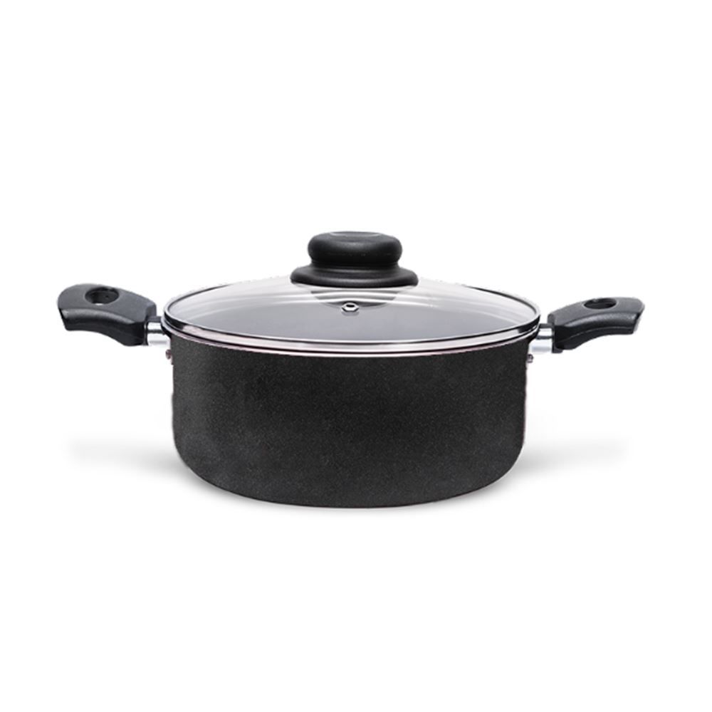 Caçarola Com Tampa Brinox Ruby 2,6 Litros - Preto