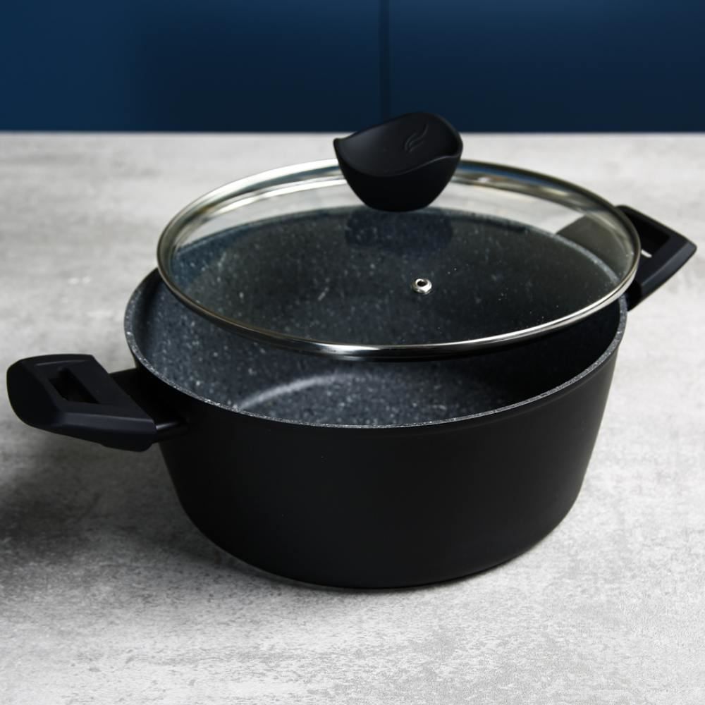 Caçarola De Alumínio E Revestimento Em Granito Ibiza Havan Casa 2,1 L - Preto