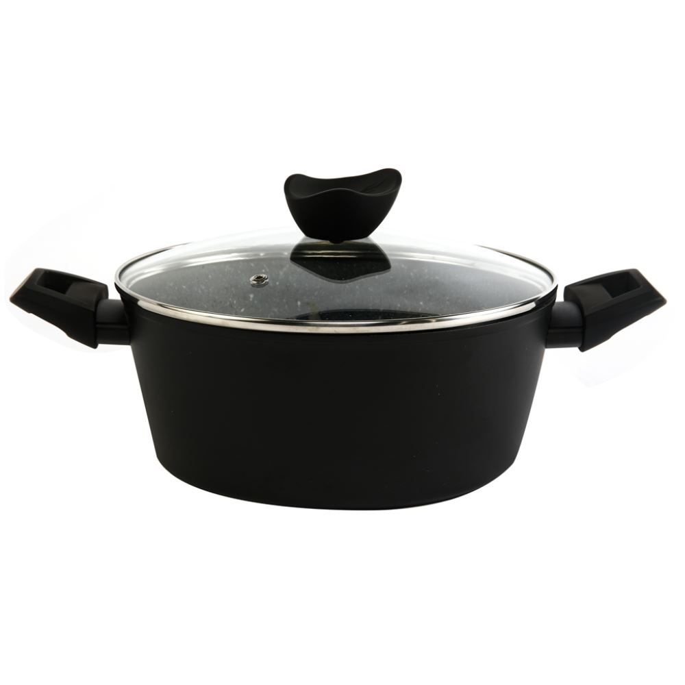 Caçarola De Alumínio E Revestimento Em Granito Ibiza Havan Casa 3,8 L - Preto