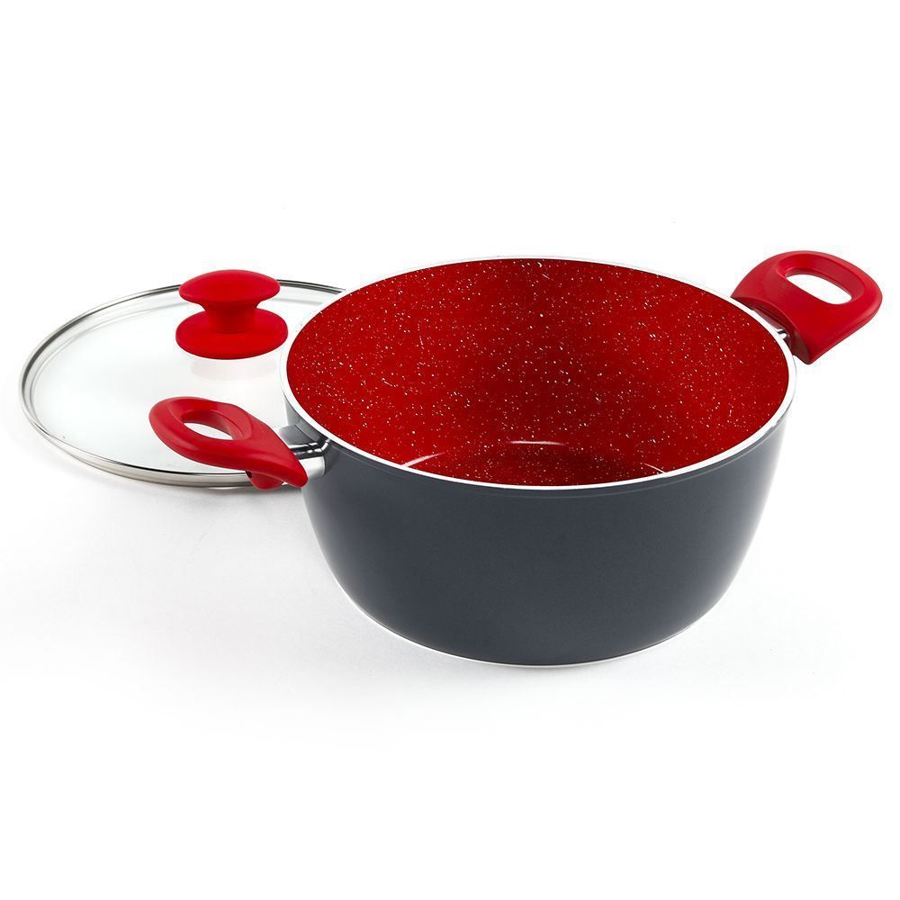 Caçarola De Indução Ceramic Onix Class Home 4,45 Litros - Onix Vermelho
