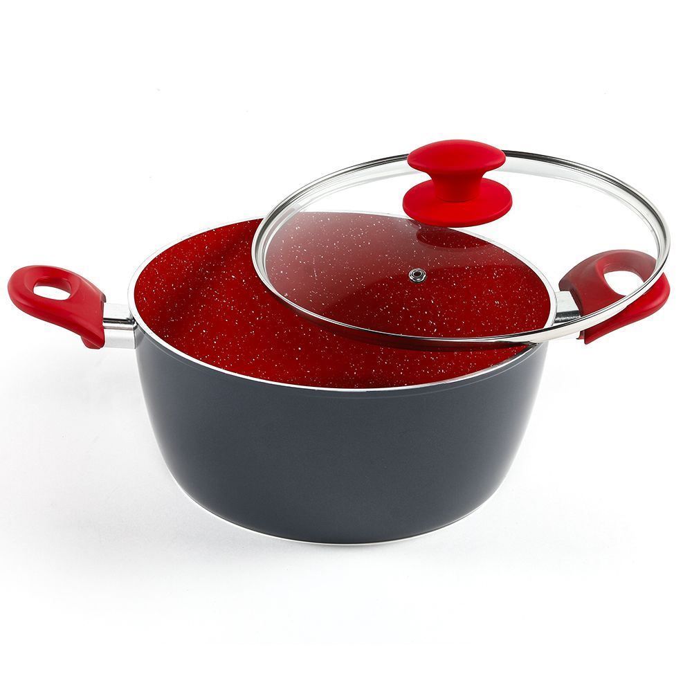 Caçarola De Indução Ceramic Onix Class Home 4,45 Litros - Onix Vermelho
