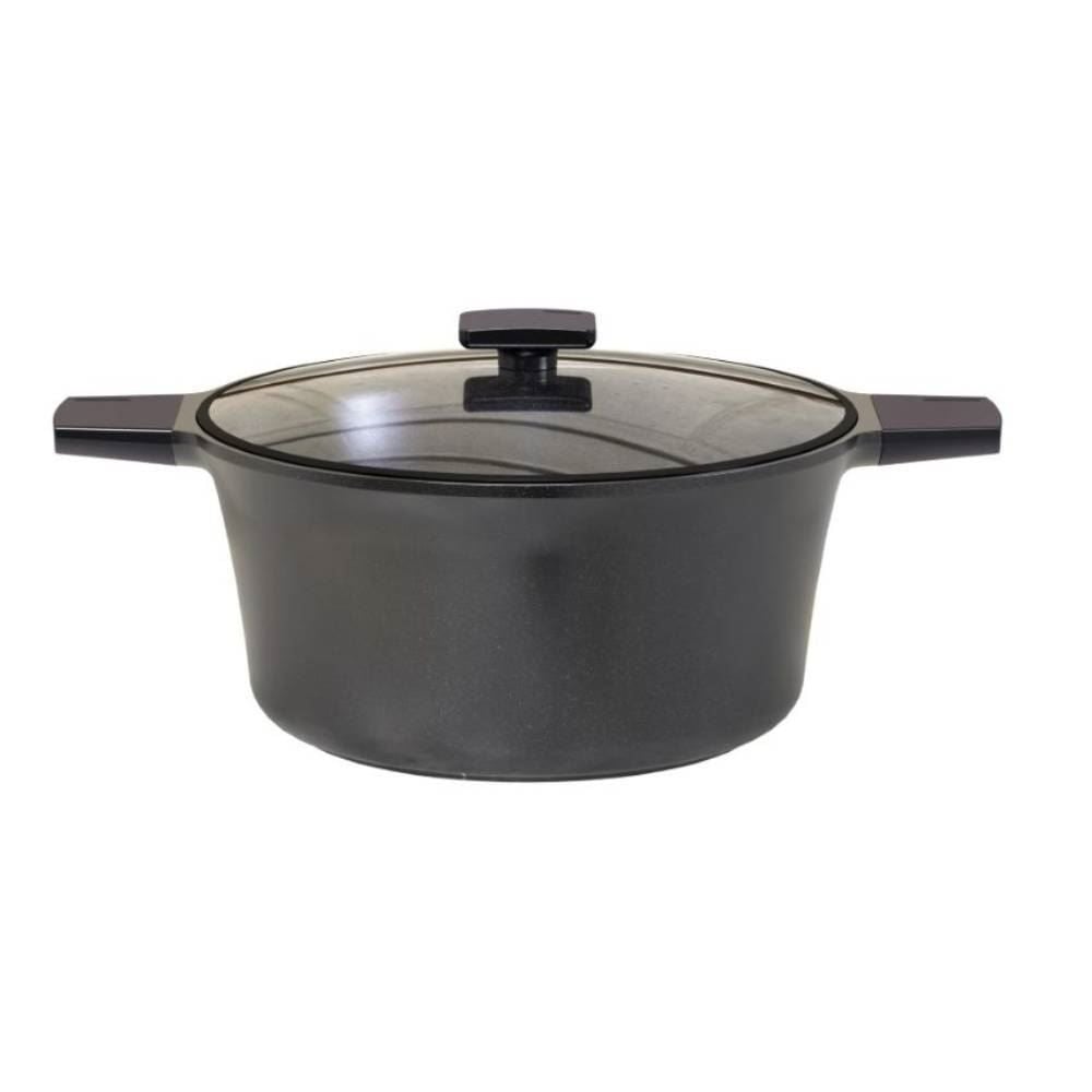 Caçarola De Indução Com Tampa Boston Havan Casa 24Cm - Preto