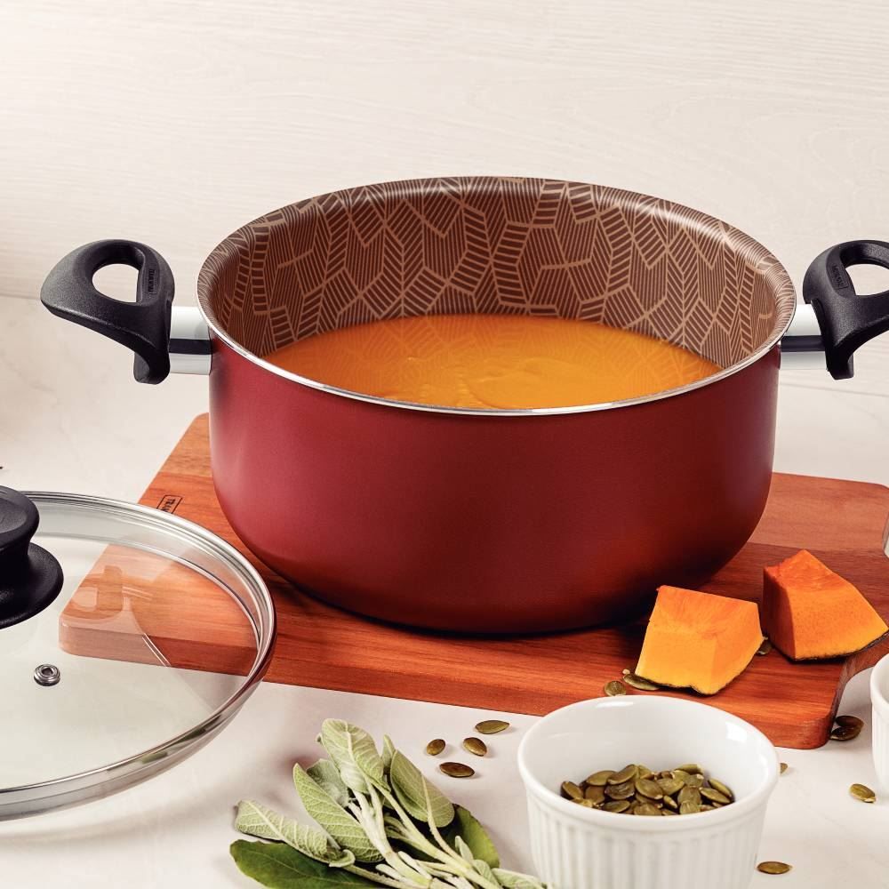 Caçarola Paris Tramontina 4,9 Litros - Vermelho 