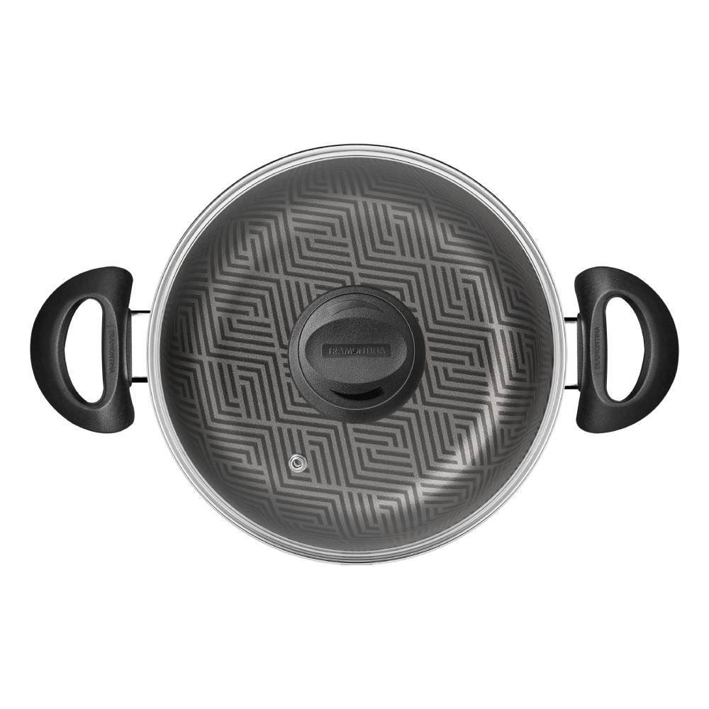 Caçarola Com Tampa Paris Tramontina 4,9 Litros - Chumbo