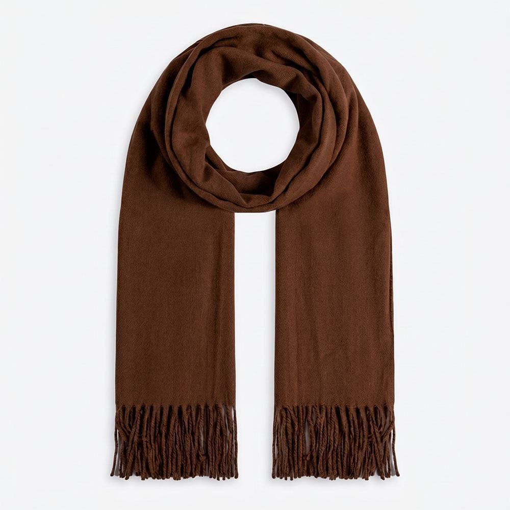 Cachecol Feminino Em Tricot Com Franja Boby Blues