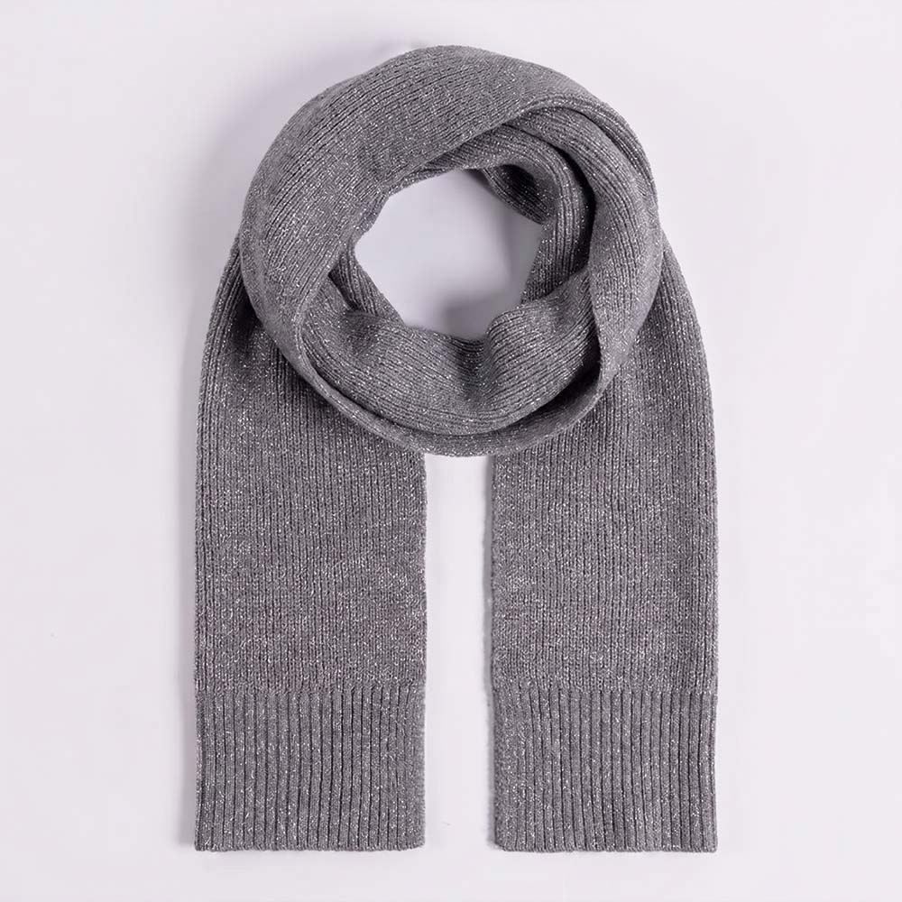 Cachecol Feminino Em Tricot Lurex Boby Blues
