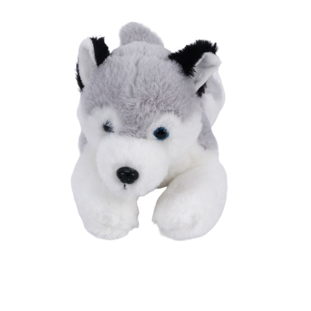 Cachorro de Pelúcia Husk Deitado Cinza - Havan Toys