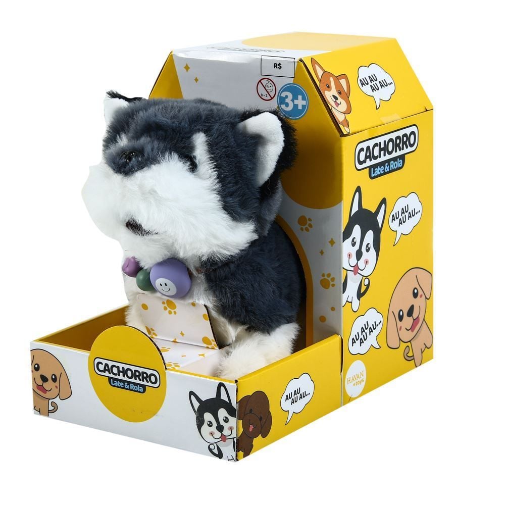 Cachorro Late E Rola Havan Toys - HBR0510