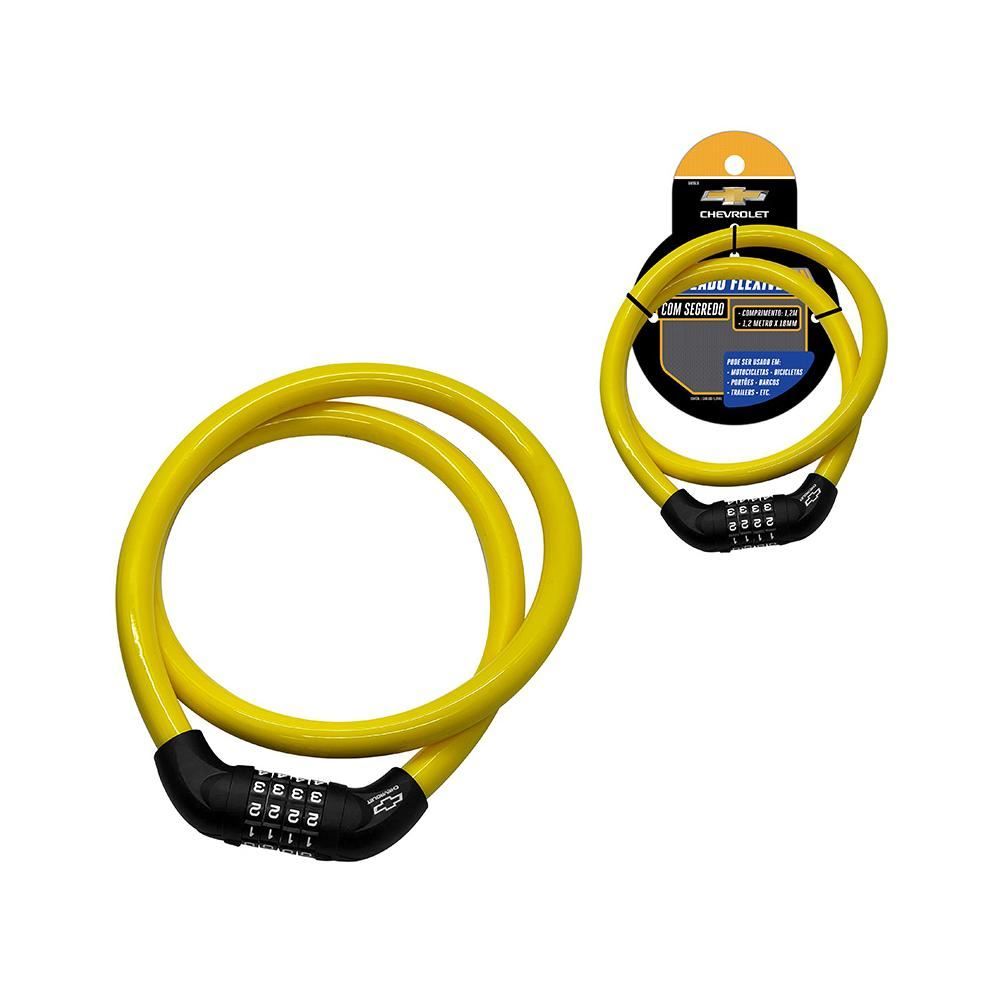 Cadeado Flexível com Segredo 1,2M X 18Mm Gm