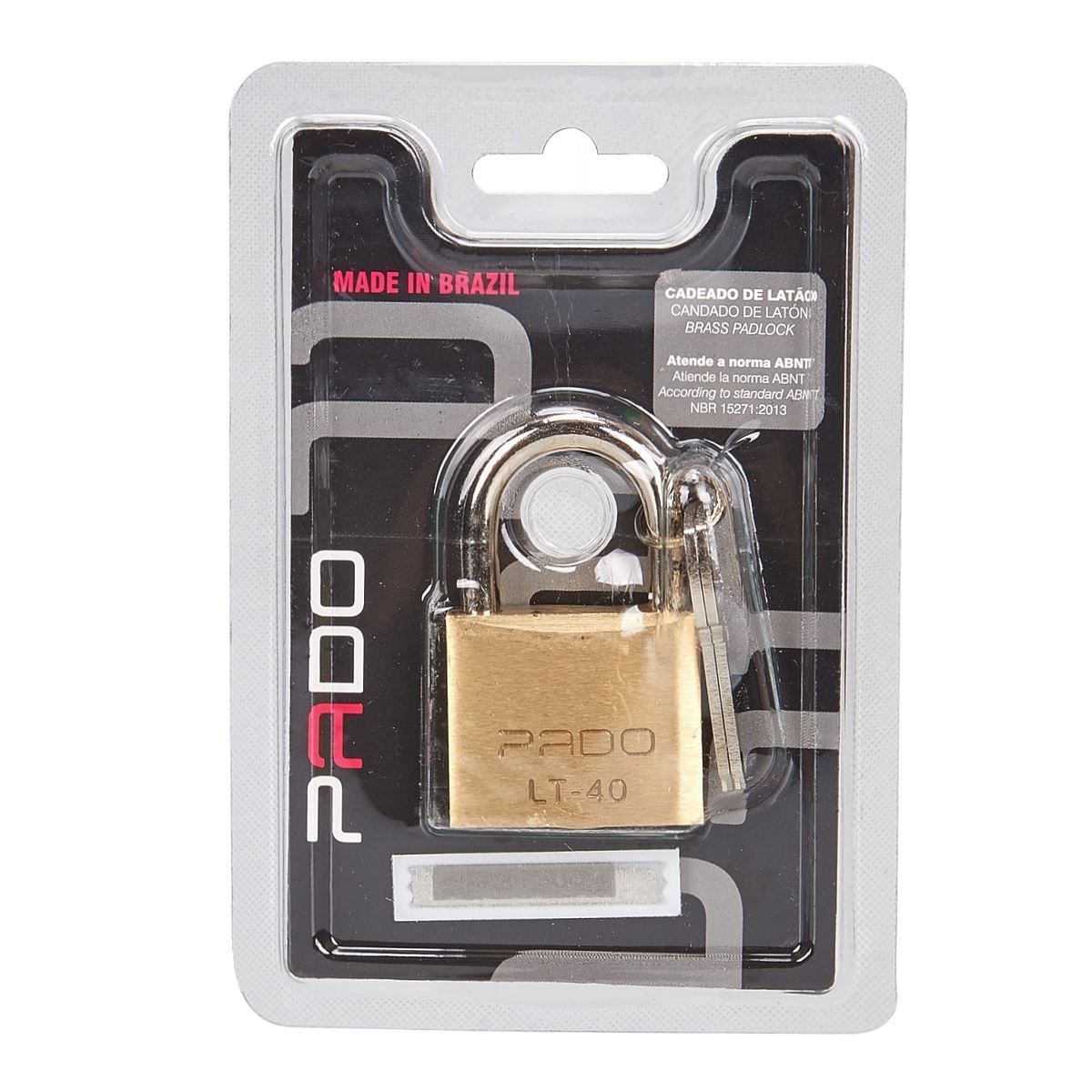 Cadeado Latao 40mm LT-40 Pado - DIVERSOS