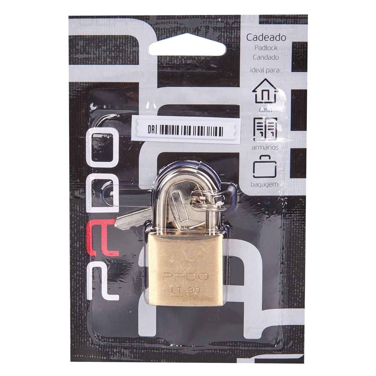 Cadeado Latão 30mm LT-30 Pado - DIVERSOS