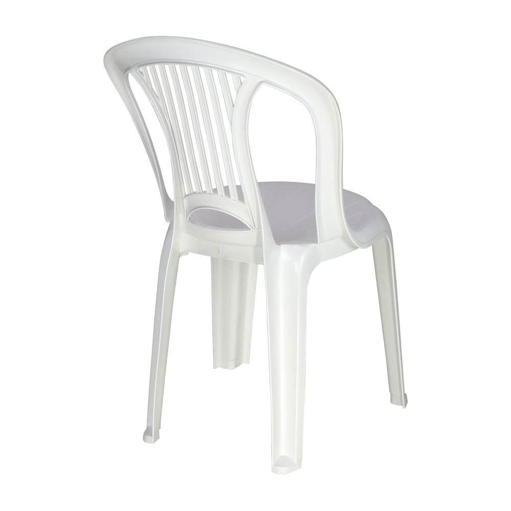 Cadeira De Plástico Empilhável Bistrô Boa Viagem Tramontina - Branco