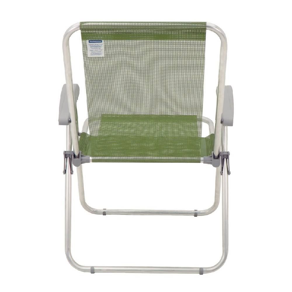 Cadeira De Praia Alumínio Master Creta Tramontina - Oliva