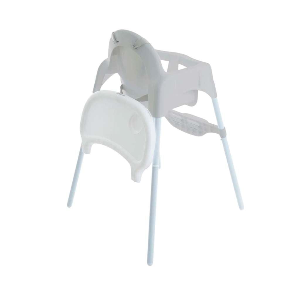 Cadeira De Refeição Macaron Voyage - Cinza Claro