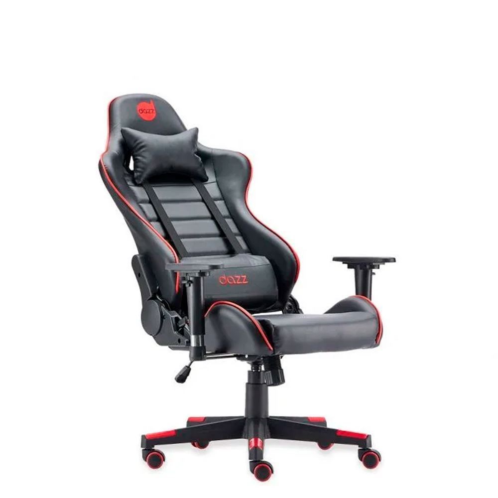 Cadeira Gamer Primex V2 Com Apoio De Cabeça Dazz - Preto e Vermelho