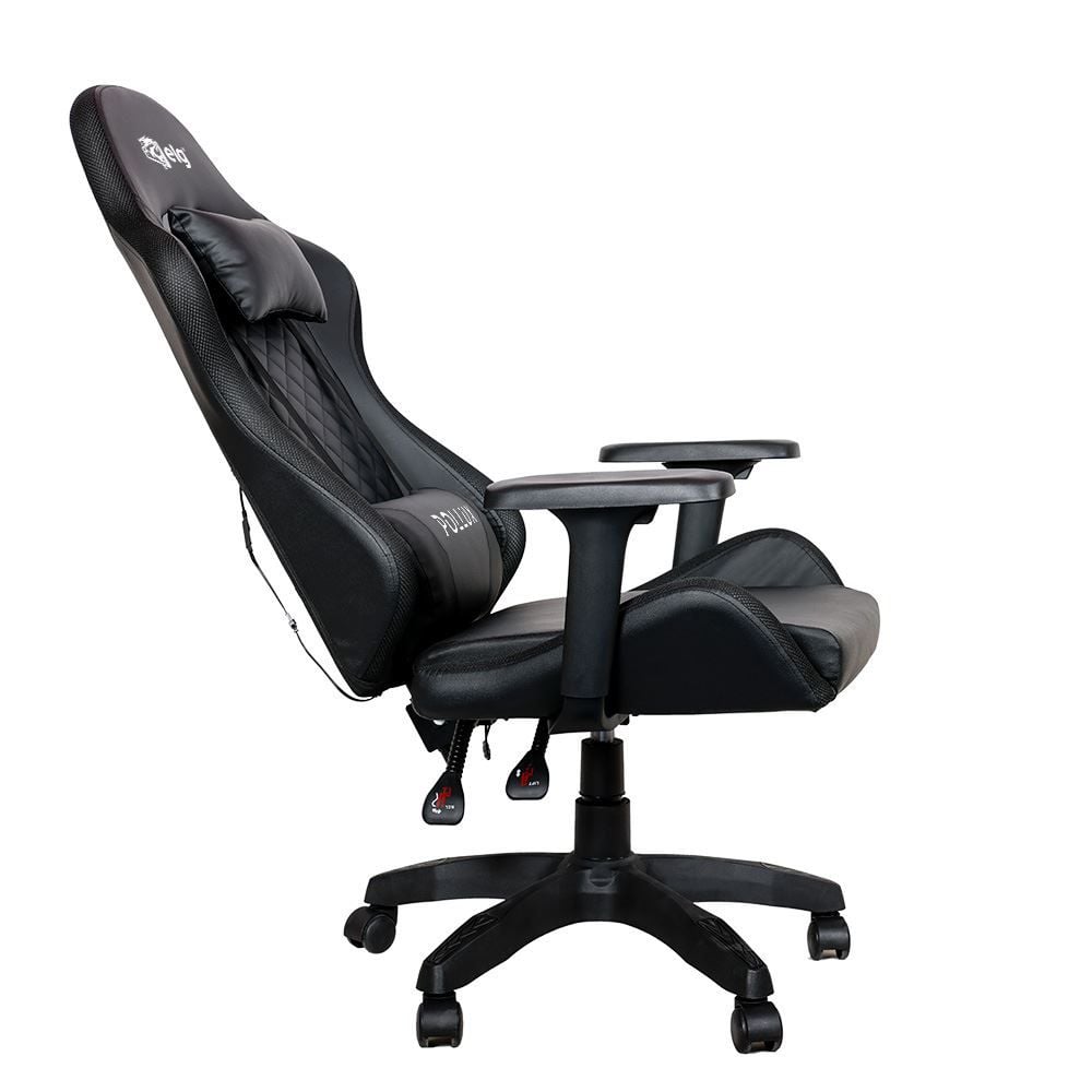 Cadeira Gamer Rgb Pollux Com Apoio Cervical Elg Braço 3D