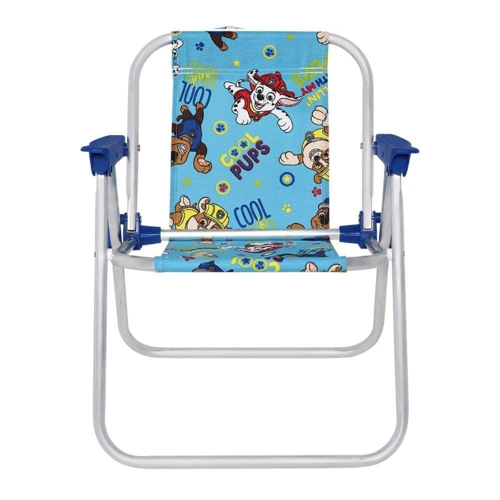 Cadeira Infantil Alumínio Patrulha Canina Bel - Azul