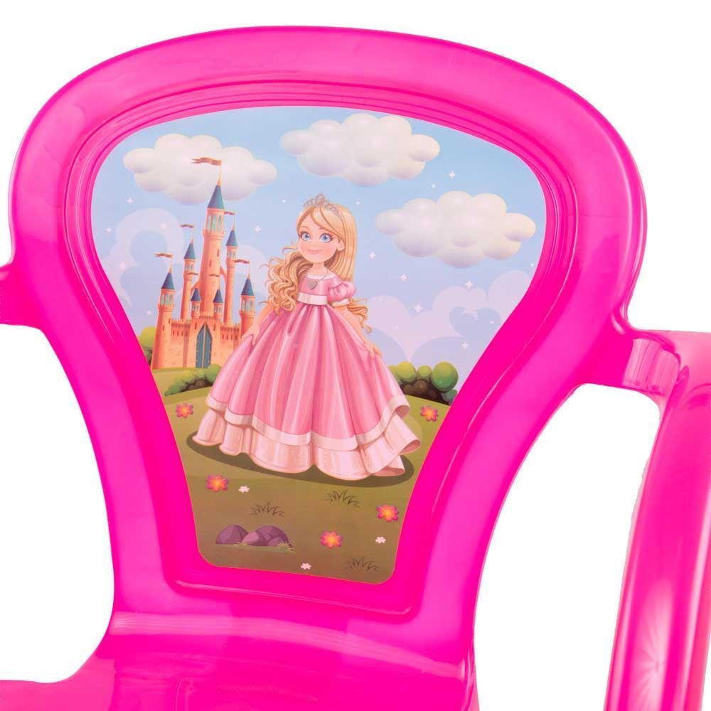 Cadeira Infantil Decorada Princesas Usual Plastic - 272