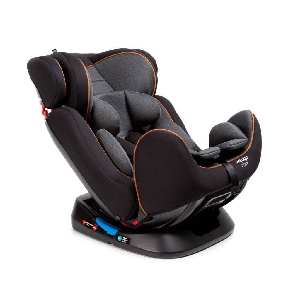 Cadeira Para Auto Reclinável Legacy 0 A 36Kg Voyage - Preto E Cinza
