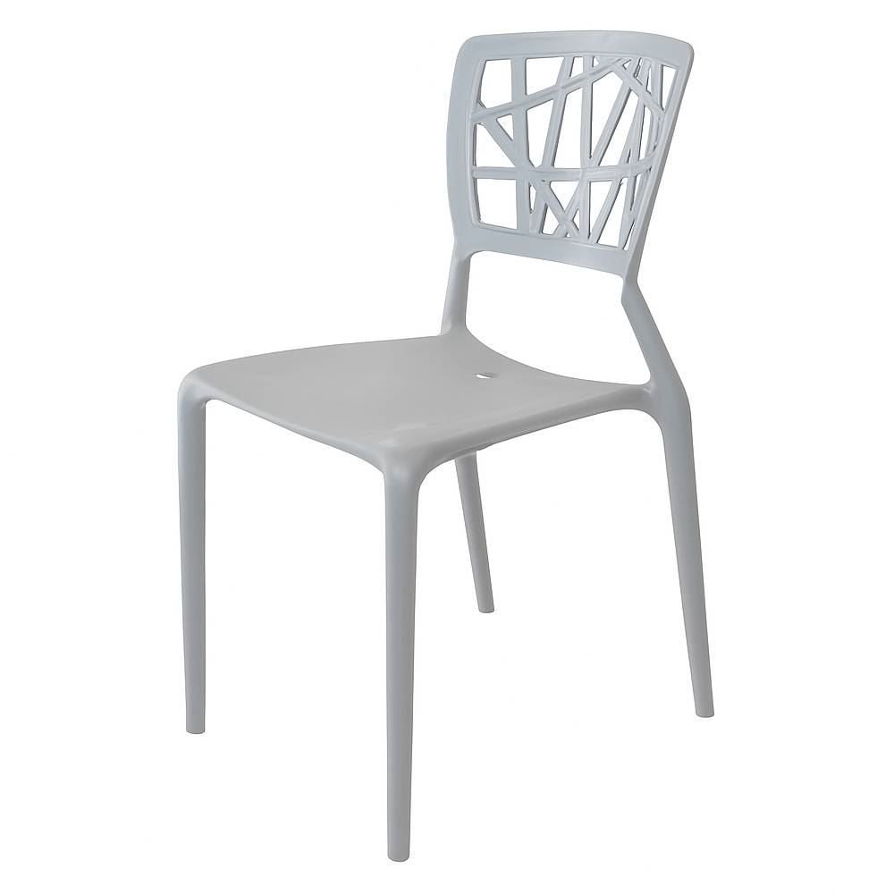 Cadeira Plástica Trama Arqplast - Cinza