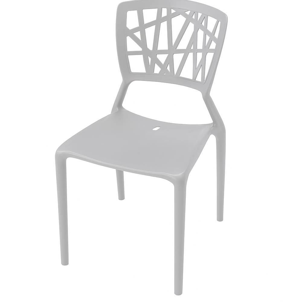 Cadeira Plástica Trama Arqplast - Cinza