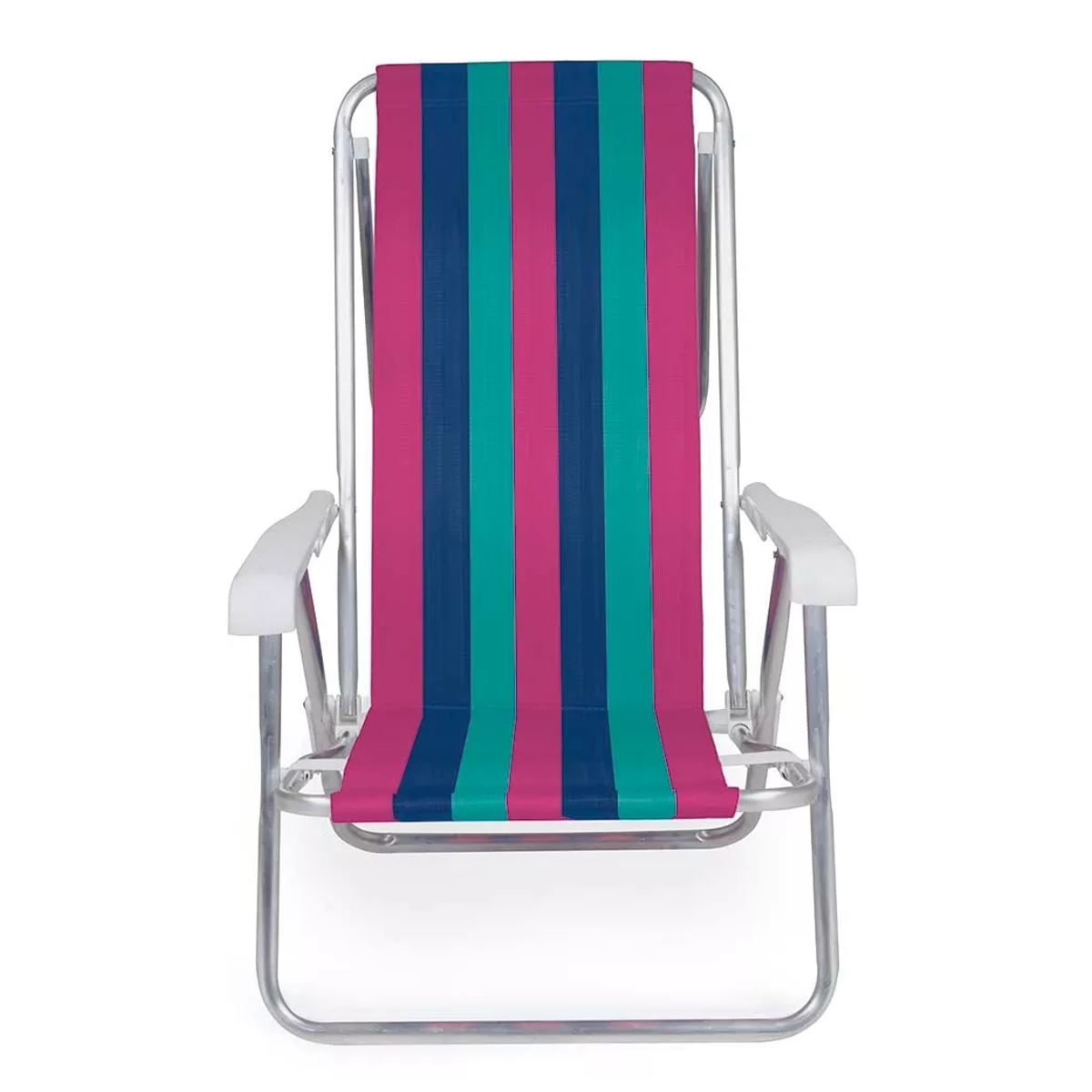 Cadeira Reclinável Alumínio 8 Posições Sortida Mor - 2104