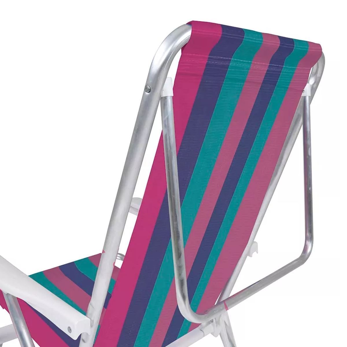 Cadeira Reclinável Alumínio 8 Posições Sortida Mor - 2104