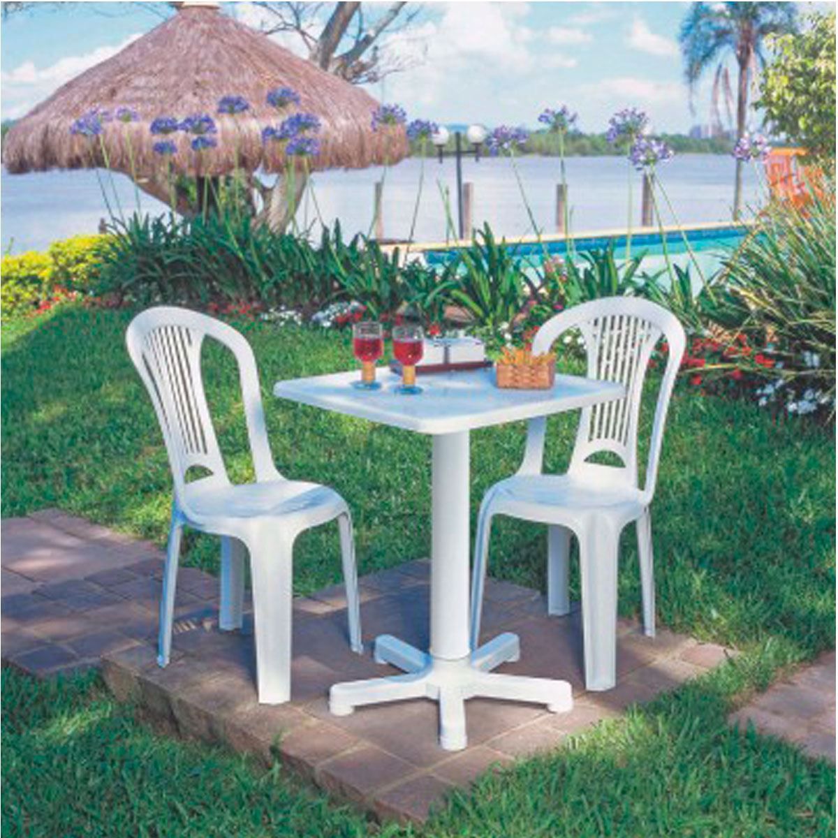 Cadeira De Plástico Sem Braço Atlantida 92013/010 - Tramontina