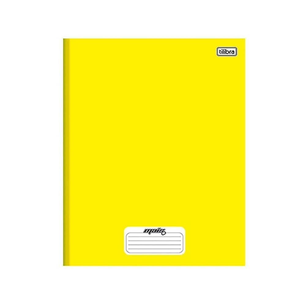 Caderno 1 Matéria Costurado Amarelo Mais 96 Folhas Tilibra - 116807