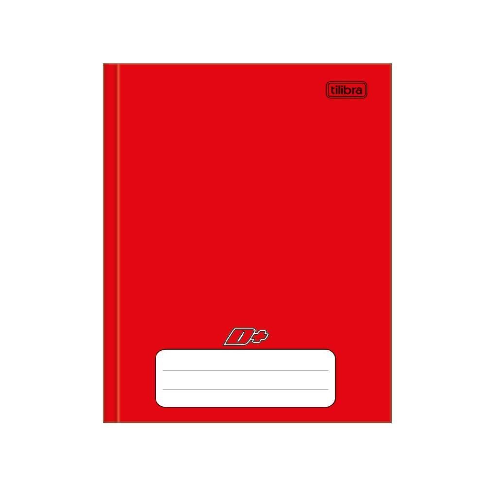 Caderno 1 Matéria Costurado Mais 96 Folhas Tilibra - Vermelho