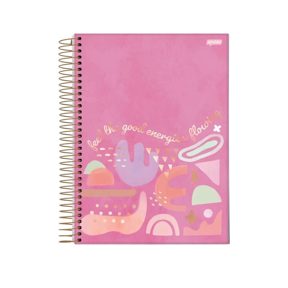 Caderno Espiral College La Creme 80 Folhas Jandaia - Sortido