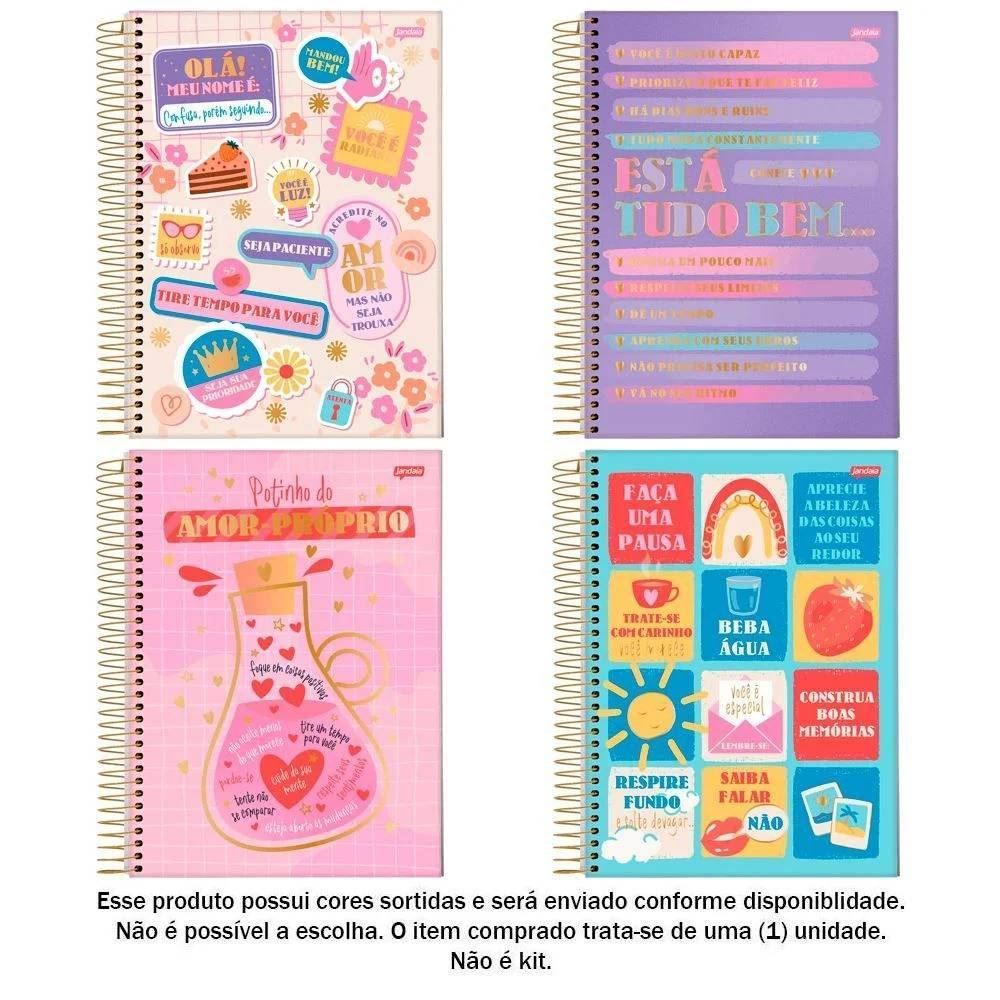 Caderno 10 Matérias Universitário De Boa Jandaia - Sortido